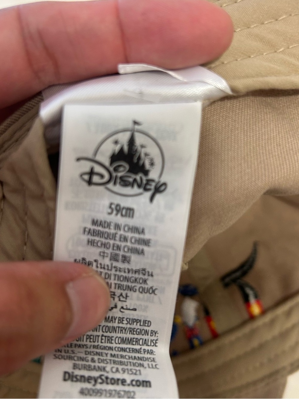 Disneyland Hat Adjustable Embroidery Characters Logo 2025 Mickey, Goofy - Picture 7 of 7
